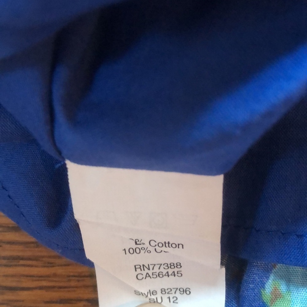 Taylor Swift Madewell Floral Rosette Blue Dress 2 - Picture 9 of 9